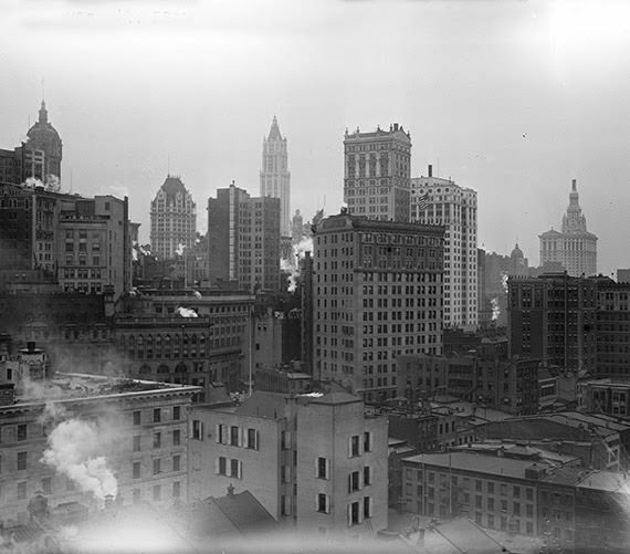 #50 Lower Manhattan from Coentes Slip, 1910