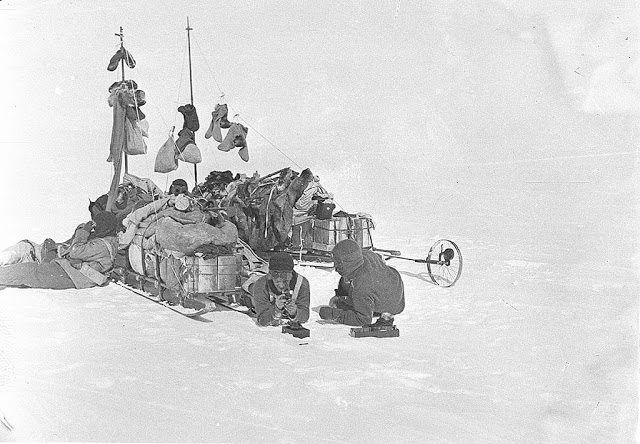 #27 Bob Bage and J. Hunter at 65 miles south, 1912