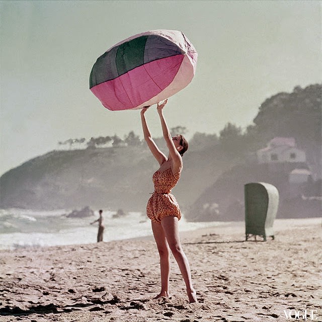 #52 A girl wearing stylish swimwear, 1952