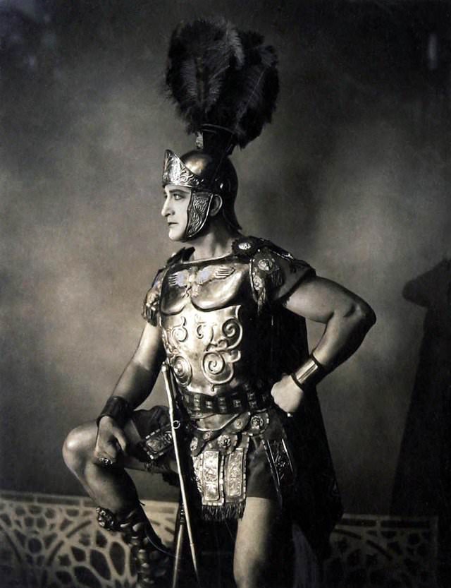 Francis X. Bushman during the making of “Ben Hur”, 1926