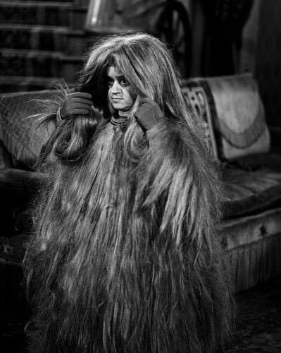 The Adams Family’s Felix Silla during a break in filming, 1965