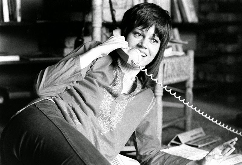#24 Jane Fonda on the telephone, 1971