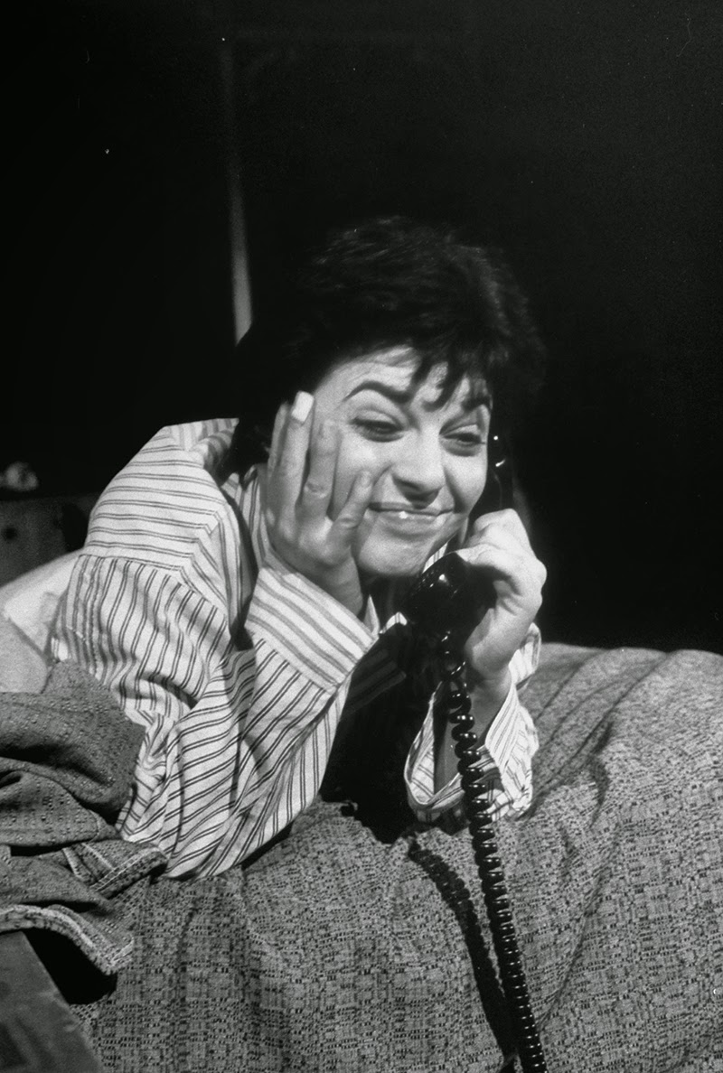 #35 Anne Bancroft on the telephone, 1958