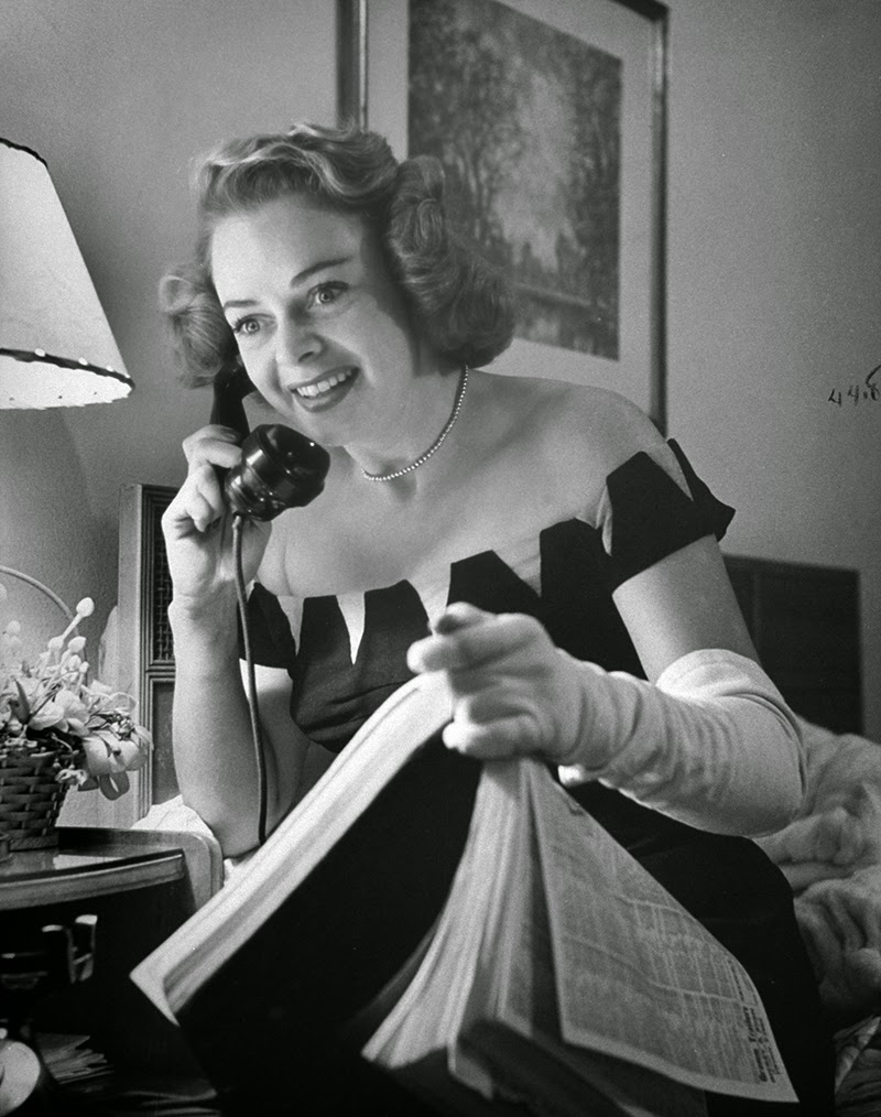 #44 June Lockhart on the telephone, 1947