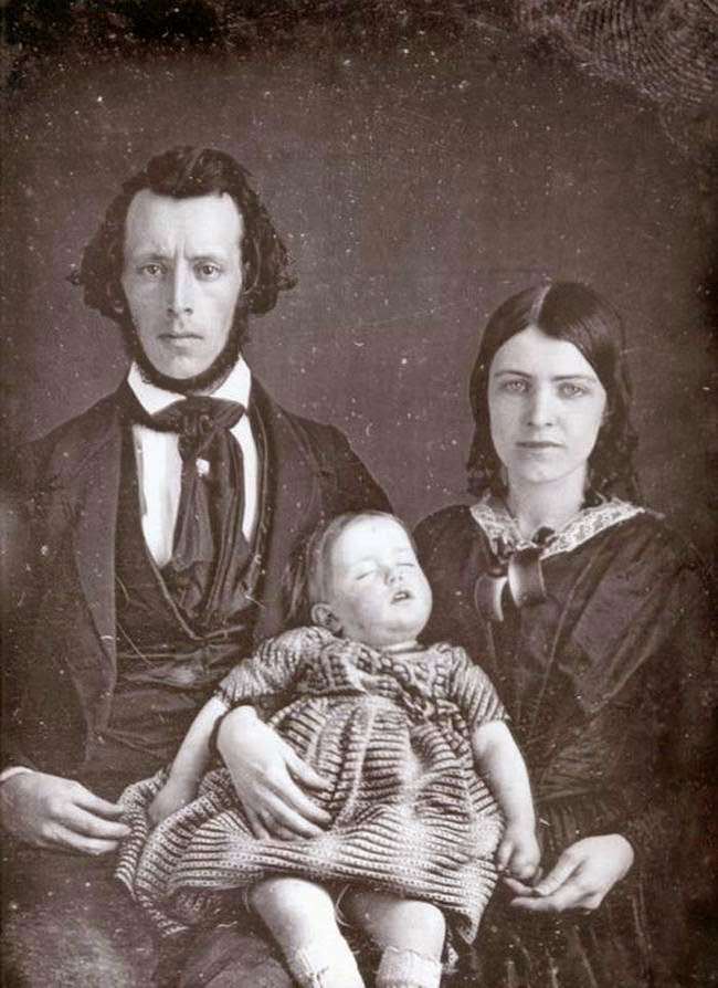 The pain in these parents’ faces as they hold their dead child is obvious.
