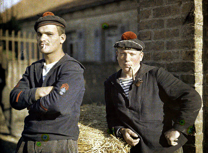#26 Two marines, Belgium, 1917