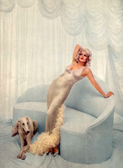 #44 Marilyn as blonde bombshell Jean Harlow