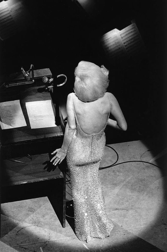 #53 Marilyn Monroe singing ‘Happy Birthday’ to President John F. Kennedy, New York, May 19, 1962