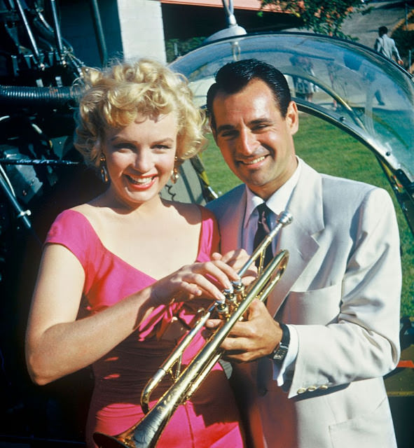 #63 Marilyn Monroe in Hot Pink at Ray Anthony’s Party, 1952