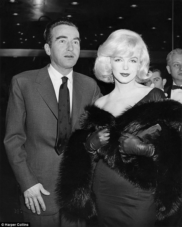 #81 Marilyn Monroe with Montgomery Clift on premiere of The Misfits, 1961