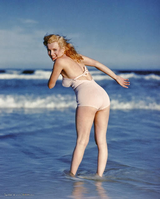 #28 Marilyn Monroe at Tobay Beach, Long Island, 1949