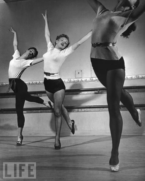 #29 Monroe In Dance Class. Feb. 11, 1949
