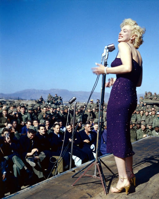 #55 Monroe in Korea in 1954