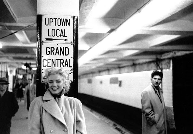 #59 At the New York City subway station, 1955
