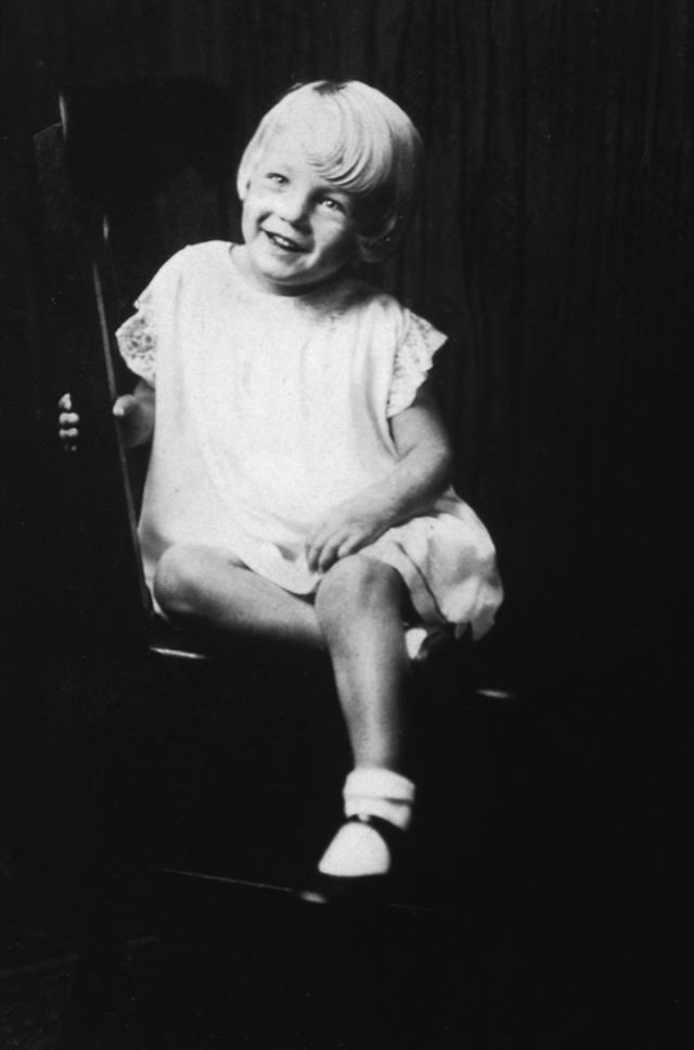 #5 At five years old, she had the bright blonde hair, 1931