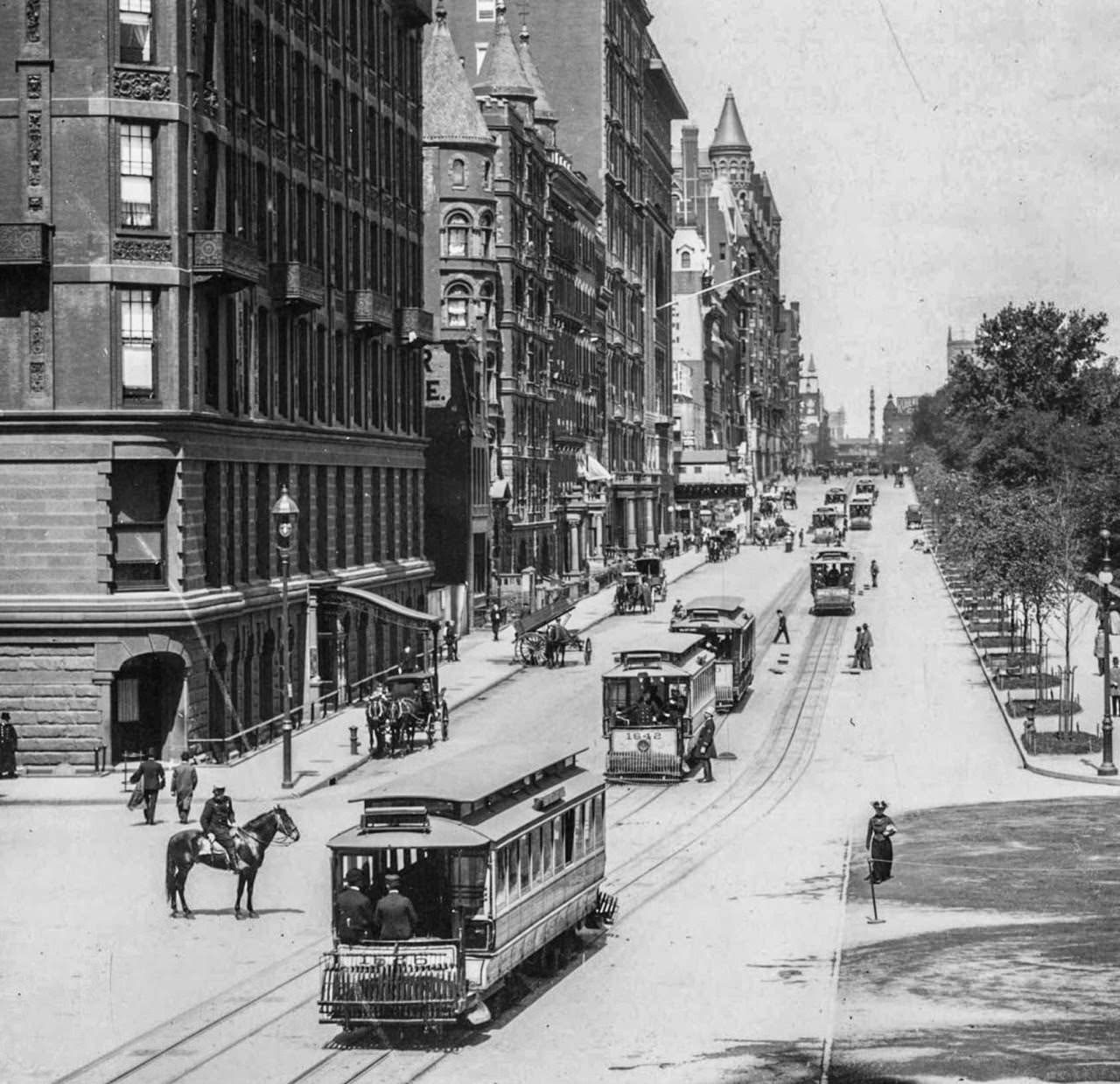 #2 59th Street, Looking West from Grand Army Plaza, 1894