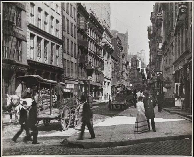 #5 View of Maiden Lane, 1891
