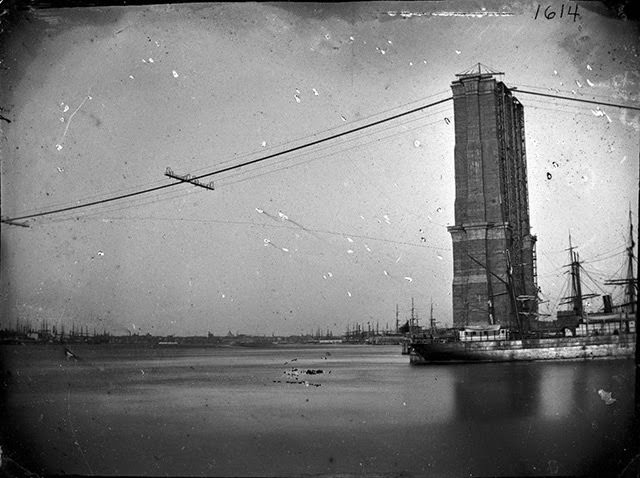 #26 Brooklyn Bridge Under construction, 1872