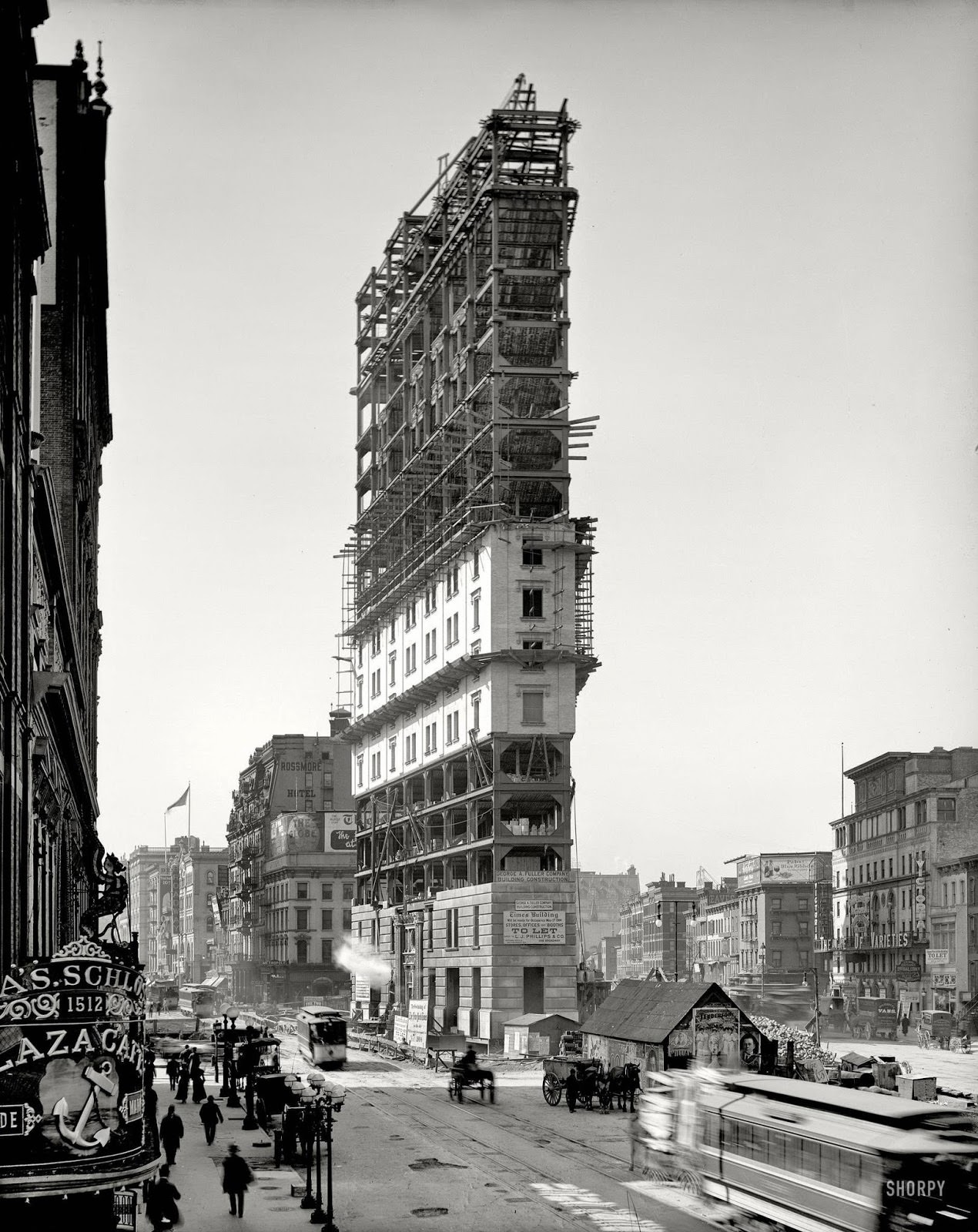 #28 Times Square under construction