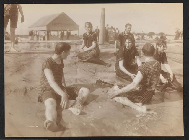 #69 Sports-Bathing 1897 Far Rockaway Beach, 1897