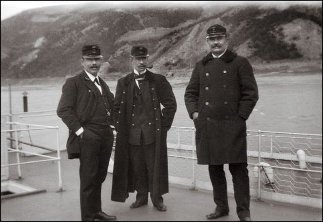 #15 River Danube. Danube steamboating association captain, 1903