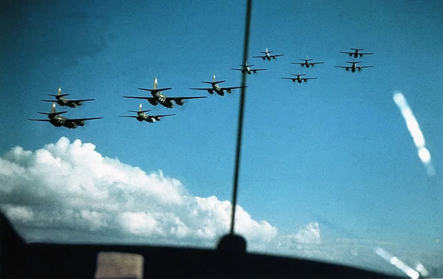#39 Planes of the 344th Bomb Group, which led the IX Bomber Command formations on D-Day.