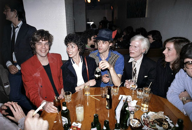 #7 David Johansen, Bob Geldof, Andy Warhol, NYC, 1979