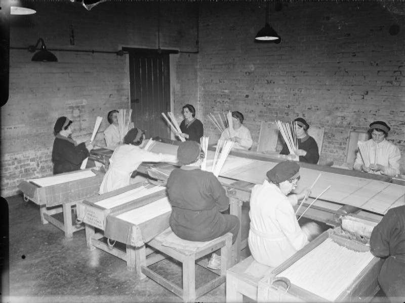 #18 Female workers at an armament depot at a Royal Naval Cordite Factory, Holton Heath.