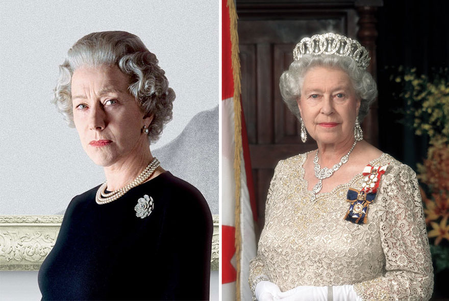 #16 Hellen Mirren as HM Queen Elizabeth II in The Queen( 2007)
