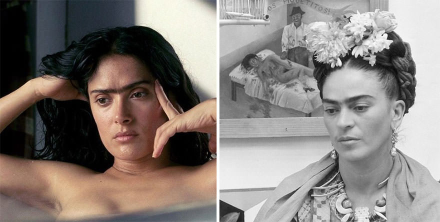 #18 Salma Hayek as Frida Kahlo in Frida (2002)