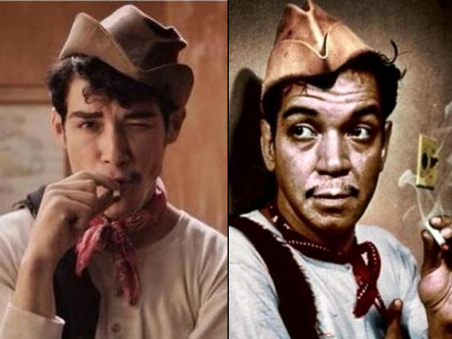 #49 Óscar Janeada as Cantinflas in Cantinflas.