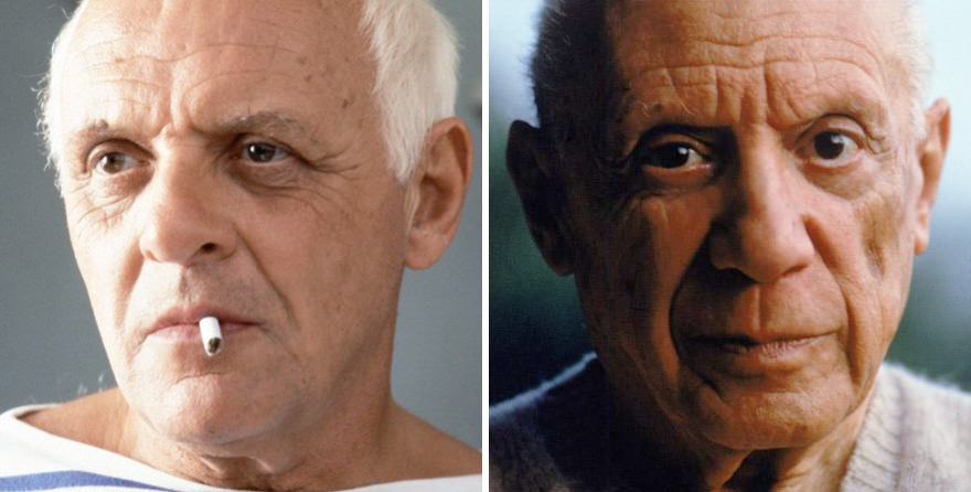 #55 Anthony Hopkins as Pablo Picasso in Surviving Picasso (1996)