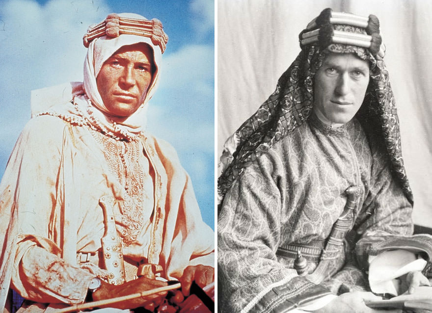 #65 Peter O’Toole as T.E. Lawrence in Lawrence Of Arabia (1962)