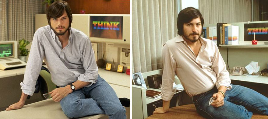 #8 Ashton Kutcher as Steve Jobs In Jobs (2013)