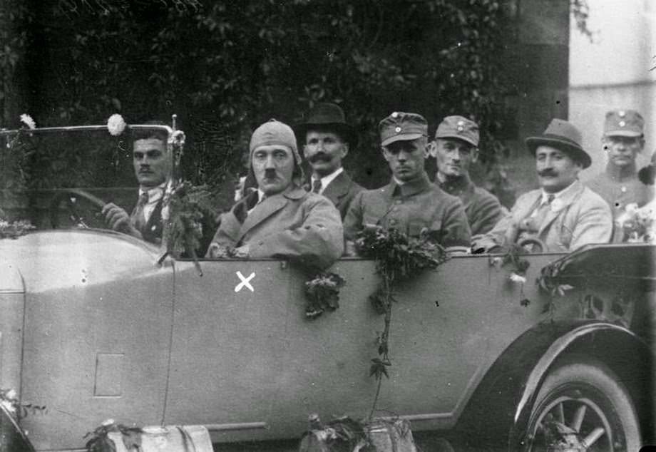 #13 Hitler during the election campaign in 1923