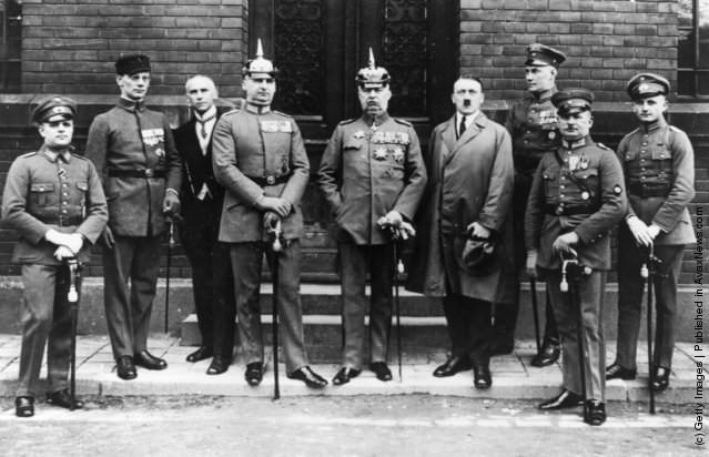 #27 At the Ludendorff trial, from left to right, 1923