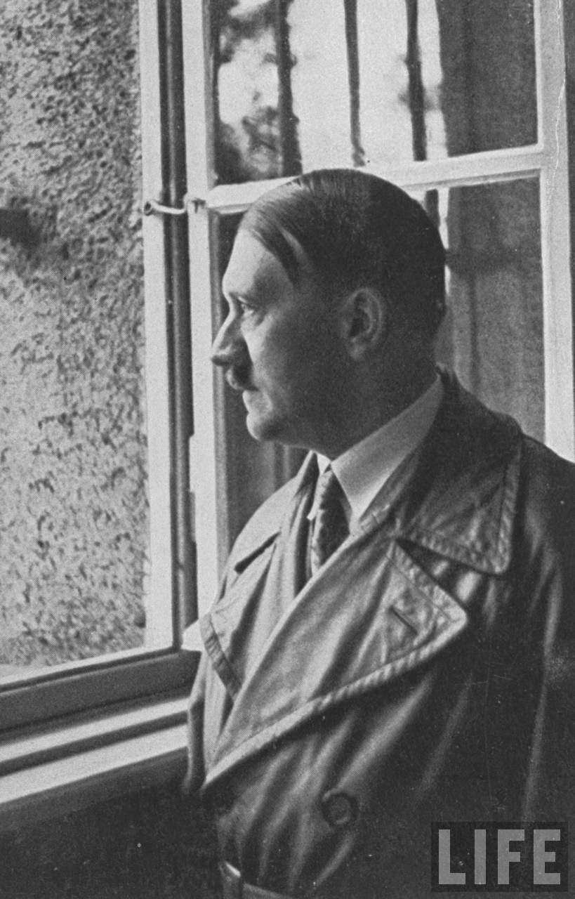 #33 Hitler in 1934 during a visit at Landsberg Prison, where he wrote “Mein Kampf” during his imprisonment in 1924