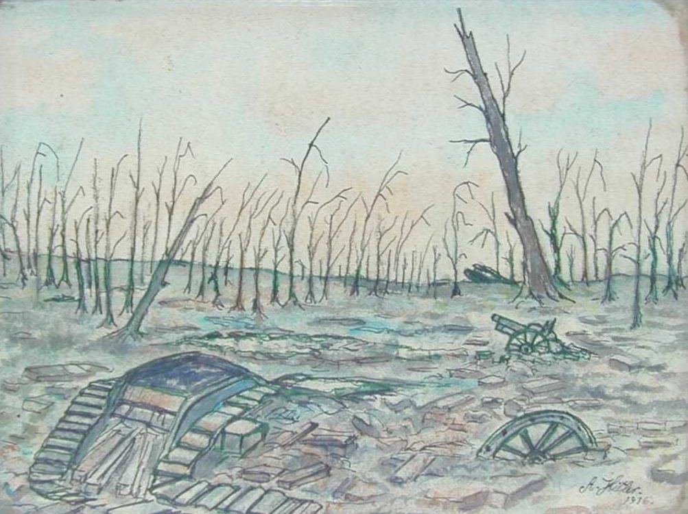 Destroyed Tank