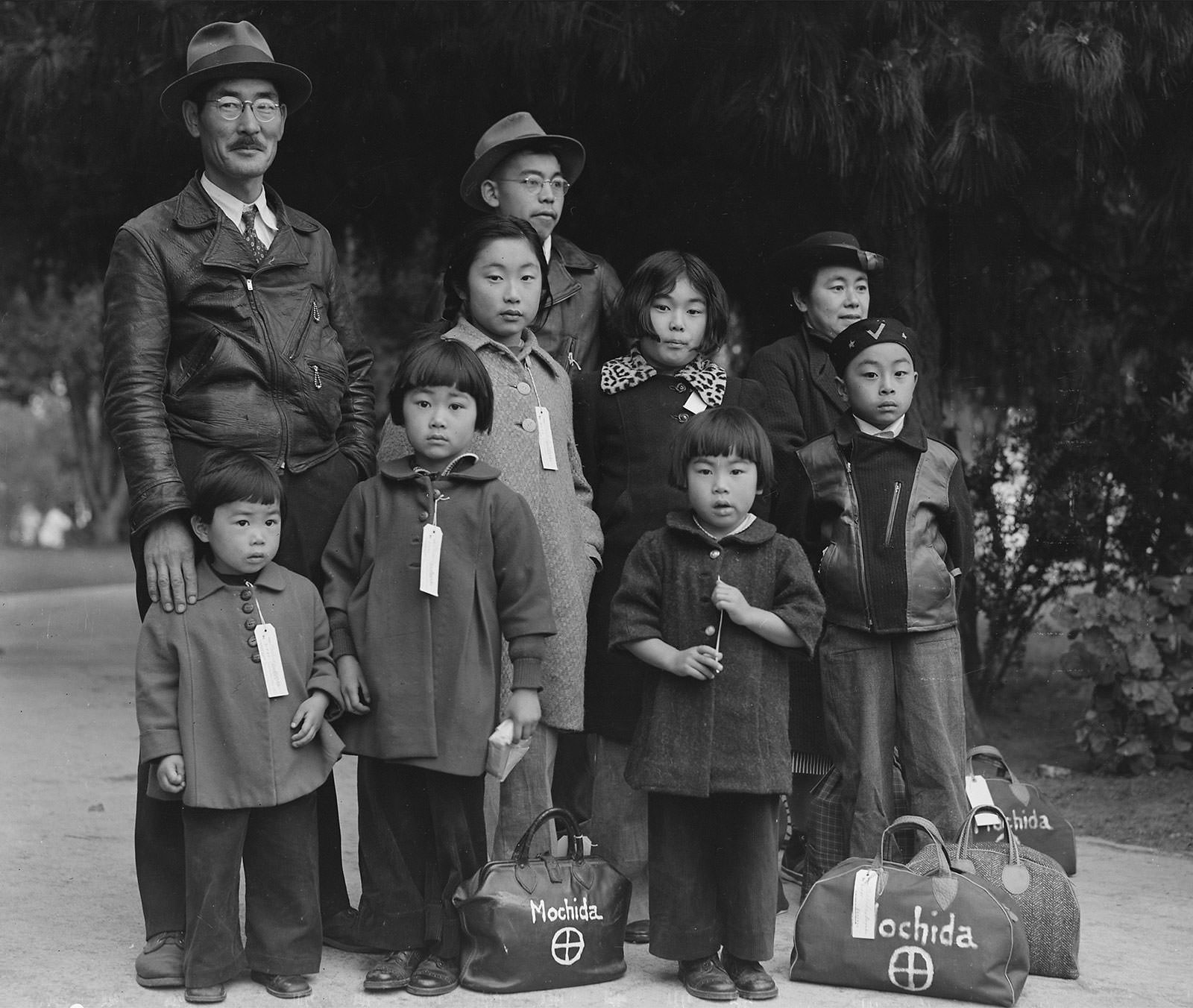 #6 The Mochida family before their relocation to an internment camp for Japanese Americans