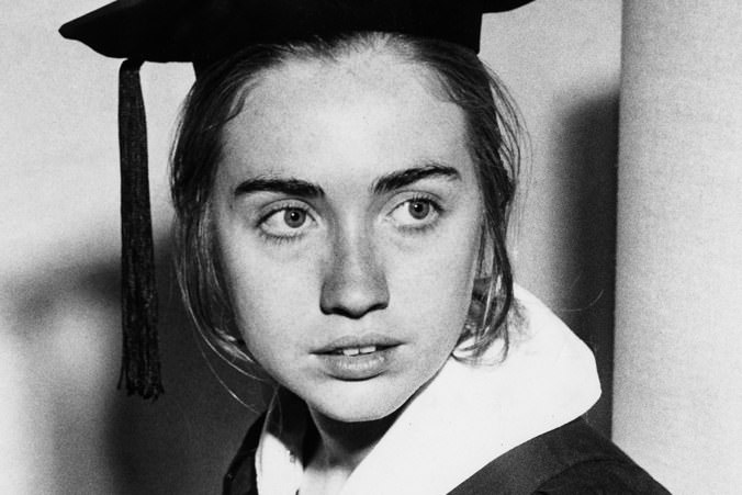 #23 Hillary Rodham Clinton as a Wellesley College senior, May 31, 1969