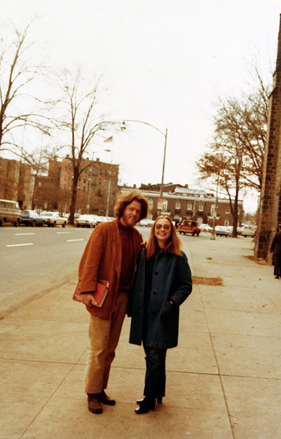 #24 Bill and Hillary at Yale Law School, 1972