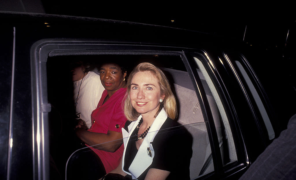 #36 Hillary on her way to a party in Texas, 1992