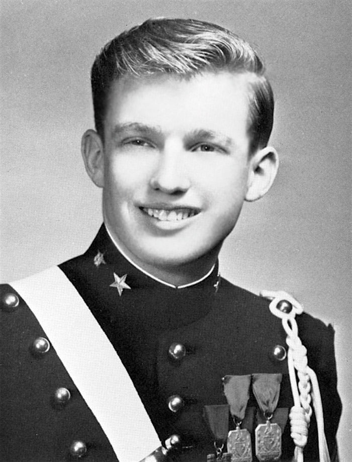 #18 Young Donald Trump in New York’s Military Academy