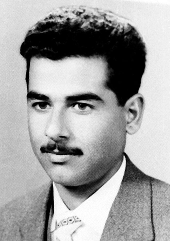 #25 Young Saddam Hussein, former President of Iraq