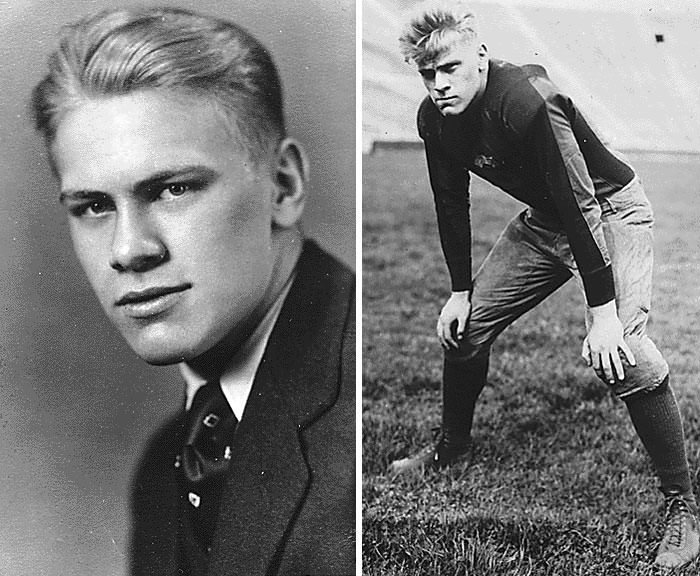 #32 Gerald Ford, Age 18 and 20