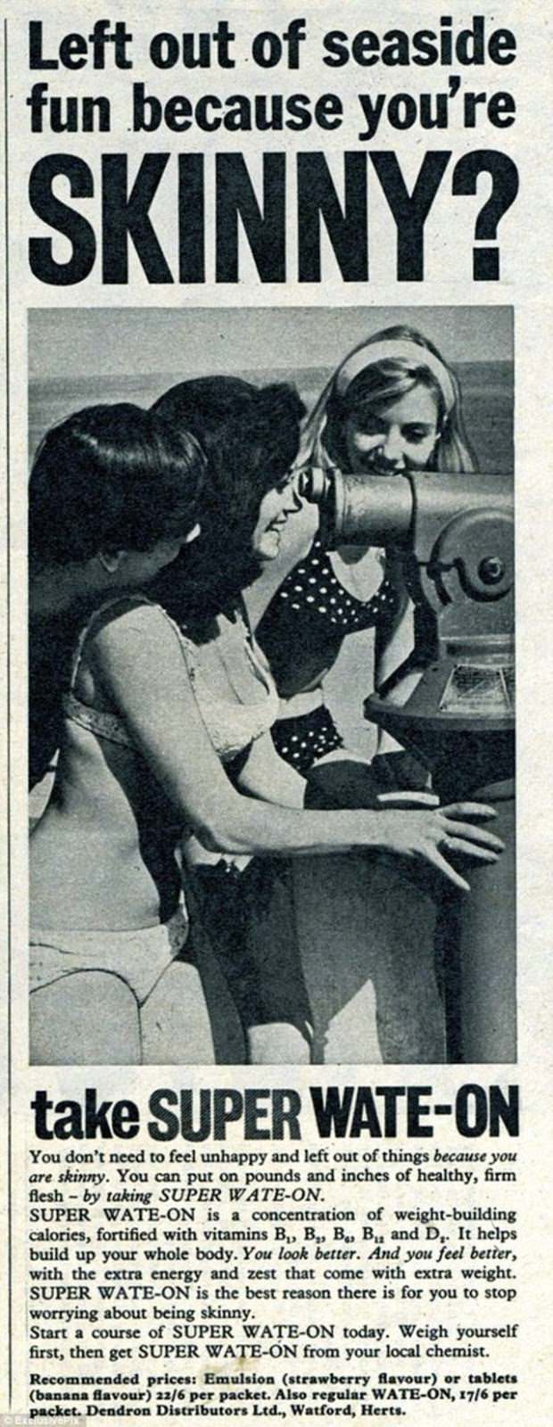 50+ Hilarious Vintage Ads Promoting Weight Gain For Women For Ridiculous Reasons Vintage Ads