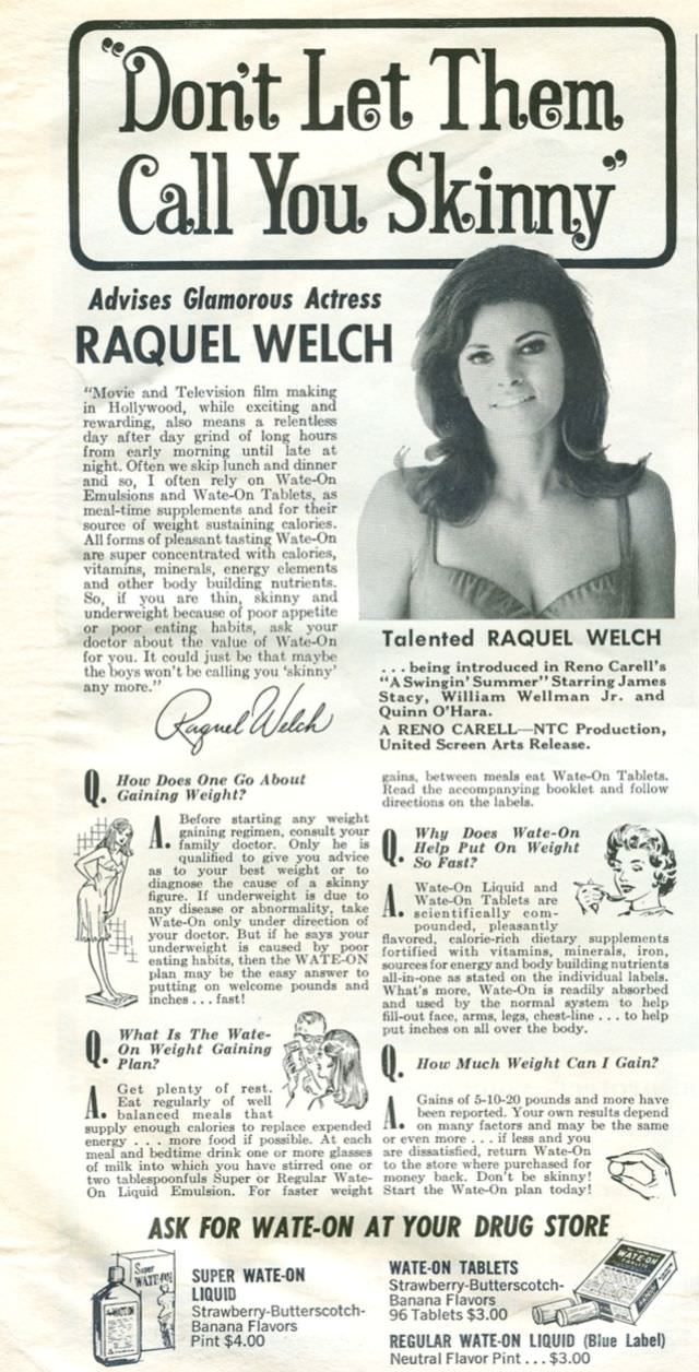 50+ Hilarious Vintage Ads Promoting Weight Gain For Women For Ridiculous Reasons Vintage Ads