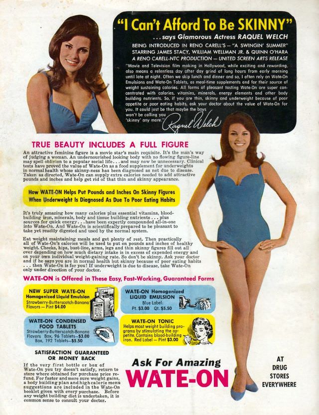50+ Hilarious Vintage Ads Promoting Weight Gain For Women For Ridiculous Reasons Vintage Ads