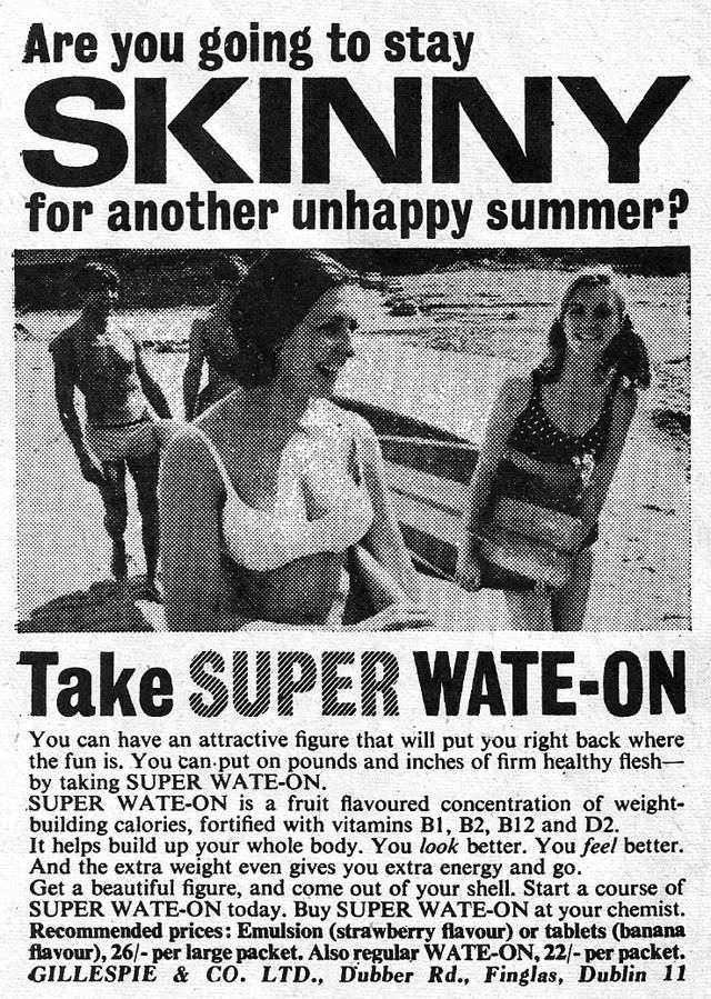 50+ Hilarious Vintage Ads Promoting Weight Gain For Women For Ridiculous Reasons Vintage Ads