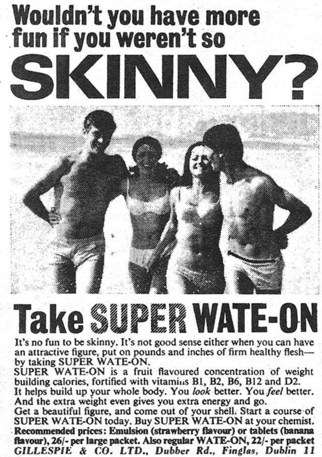 50+ Hilarious Vintage Ads Promoting Weight Gain For Women For Ridiculous Reasons Vintage Ads
